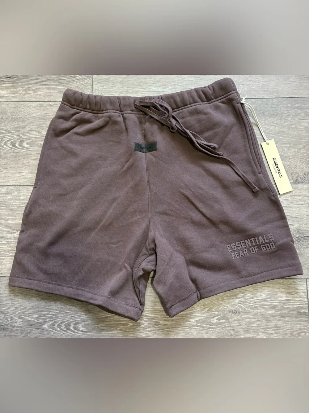 Fear of God Essentials Sweatshort 'Plum'  Size Small